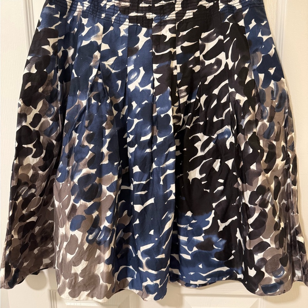 Maeve Multicolor Abstract Midi Skirt